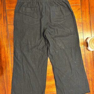 CASLON LINEN PANTS WITH A TIE. SIZE SMALL